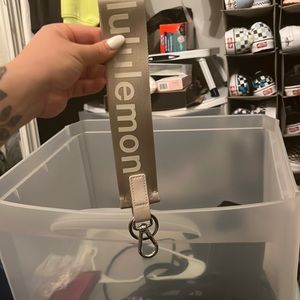 Lululemon Never Lost Keychain